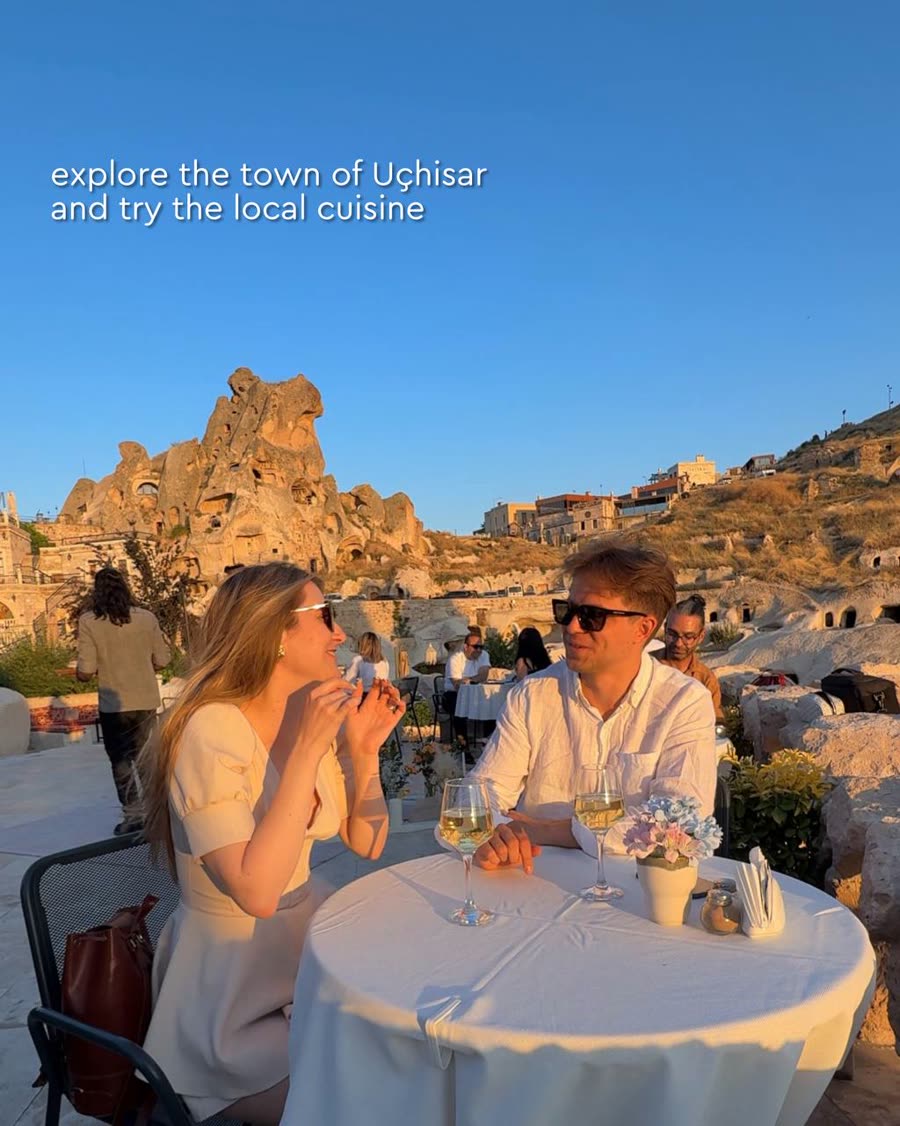 Uchisar in the evening